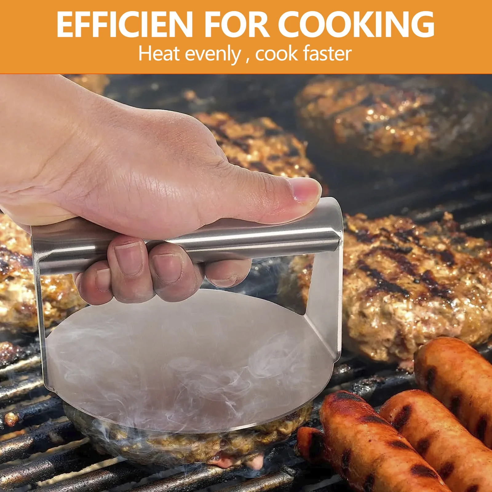 Espátula De Imprensa De Carne De Churrasco, Pinças De Comida, Frasco De  Tempero, Pote De Pimenta, Utensílios Para Hambúrguer, Bife, Acessórios Para  Grelhar Ao Ar Livre, 4Pcs - AliExpress, image size:1600x1600