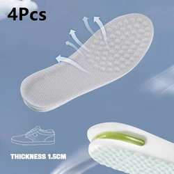 Elevated Comfort Shoe Insoles - Unisex Shock-Absorbing Height Boost Pads - EU35-36 (1.5cm-Gray-2Pair)
