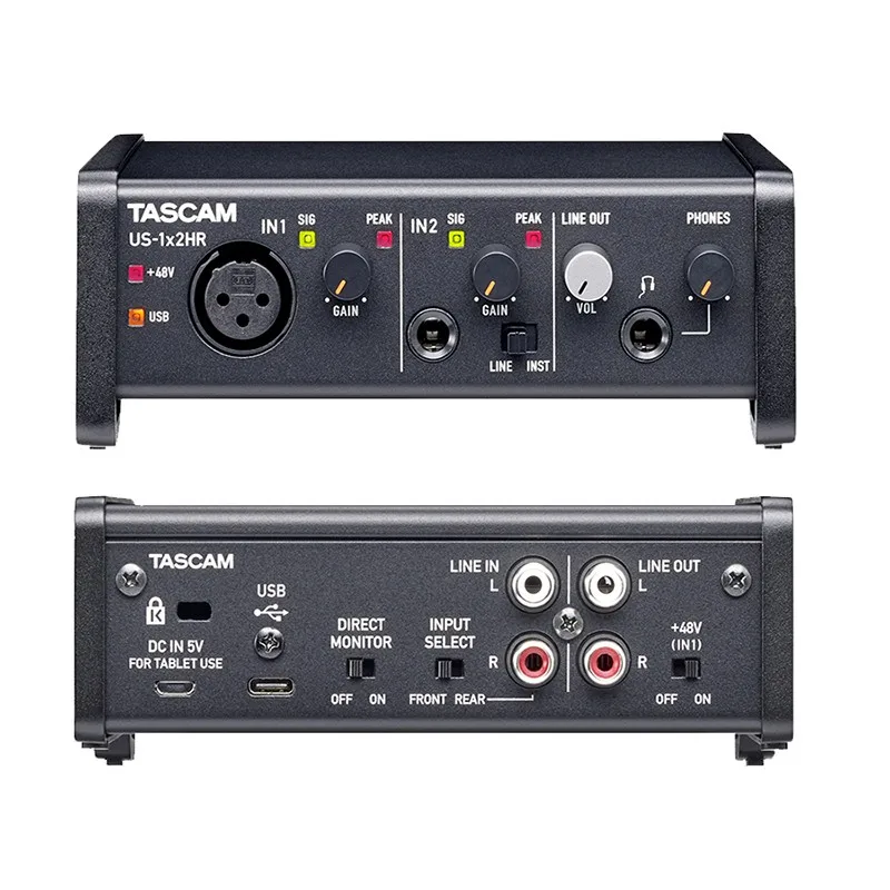 Tascam Us-1x2 Hr Us-1x2hr High Resolution Versatile Usb Audio