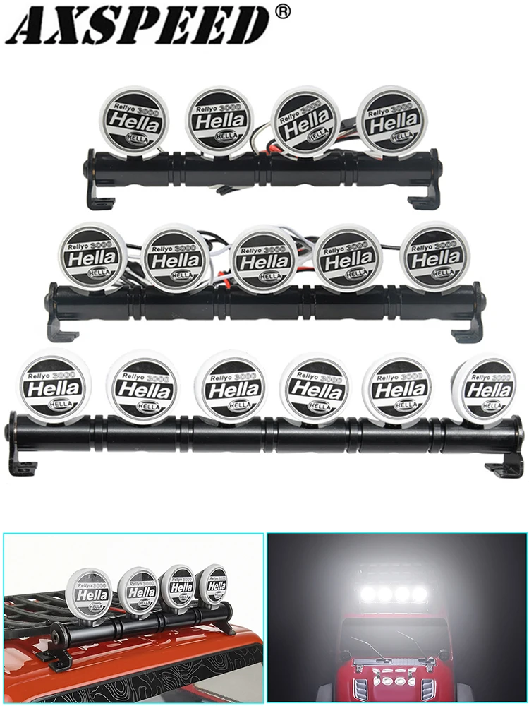 Faro A LED Da Tetto Per Auto RC 1/18, Aggiornamento Per HPI Venture HILUX, Luce Di Direzione Simulata, Facile Da Installare