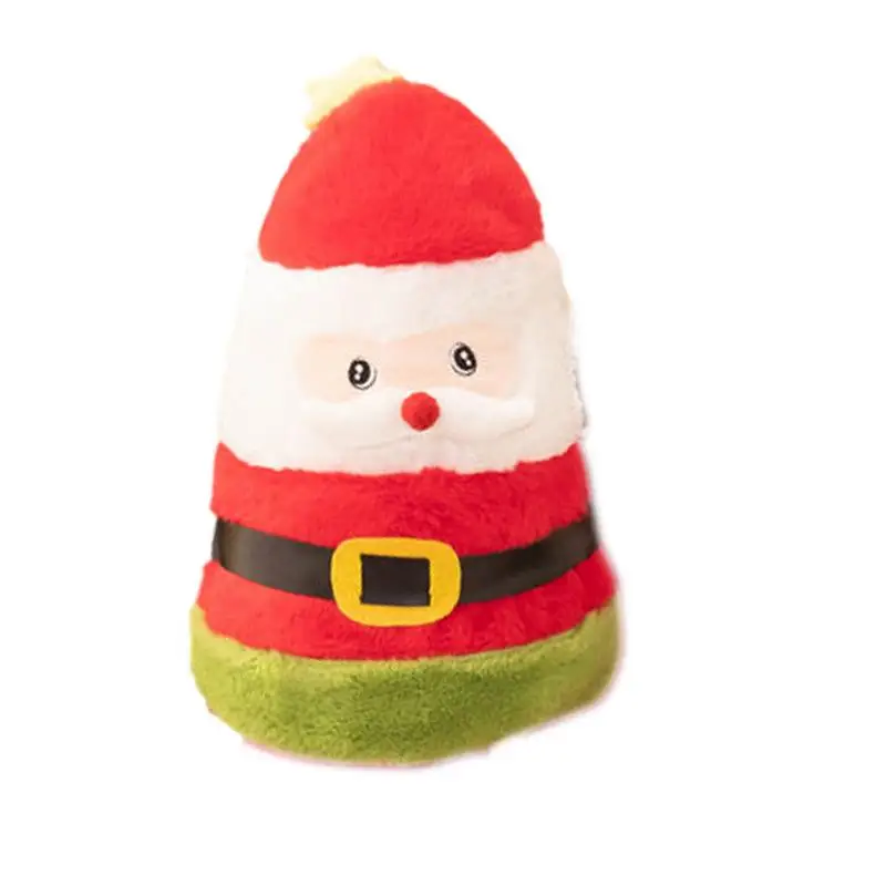 Plush Christmas Hat Reversible Double-Sided Holiday Hat For Adults Soft Comfortable For Festival Dress Up Celebrations