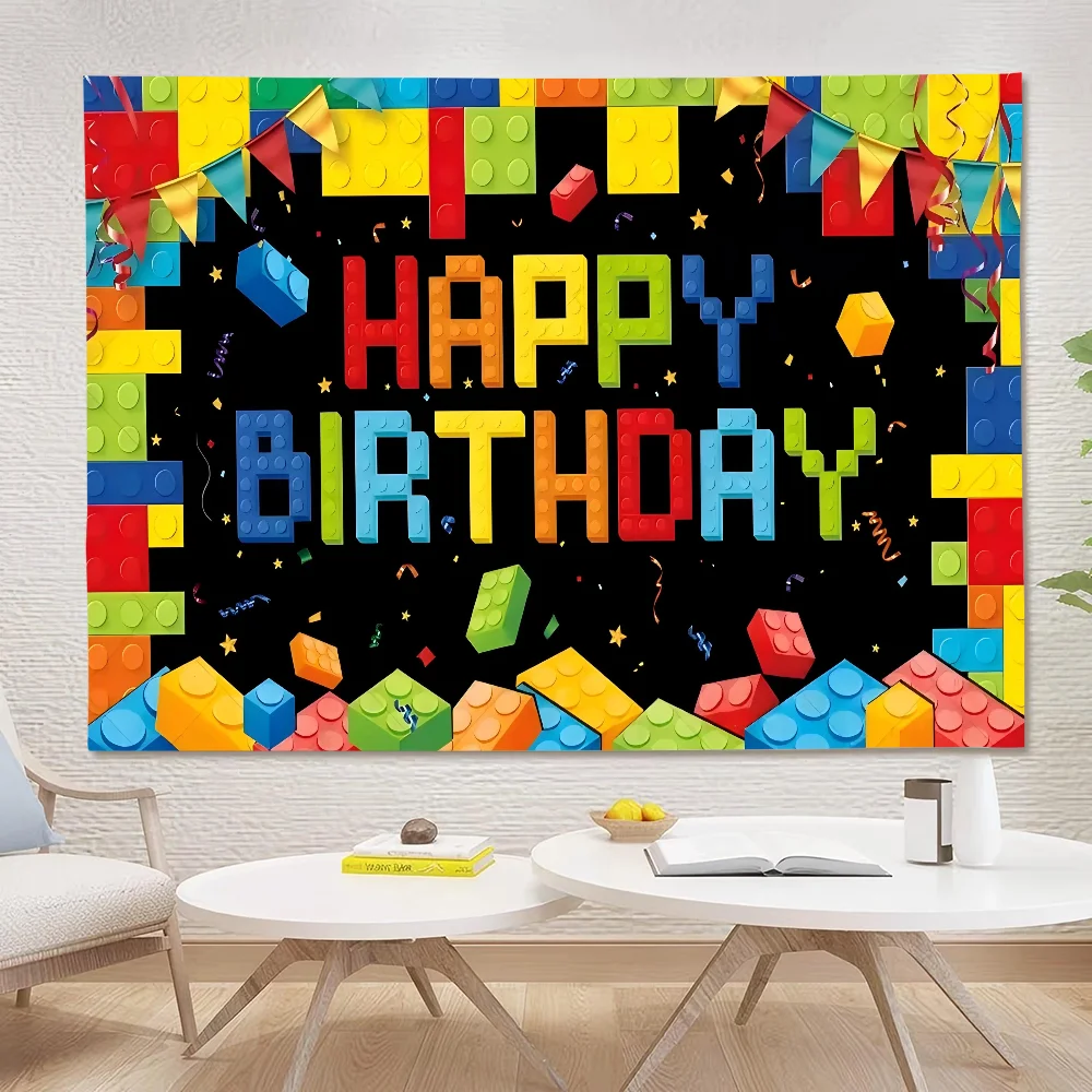 רקע צילום לבניית קוביות צבעוניות, קישוטי בית לשנה החדשה, רקע צילום לספריות, אביזרים