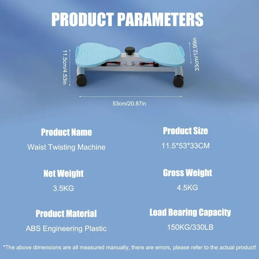 Exercise Waist Twisting Machine Waist Sculpture Twister Ab Twister Board Body Twister Ankle Body Aerobic Exercise Foot Exercise