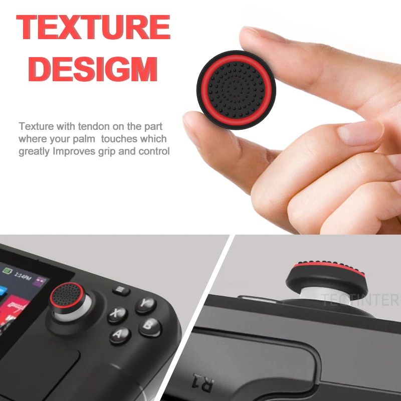 Silicone Analog ThumbStick Grip For PS5/PS4