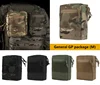 Universal GP Sub Package (M) MOLLE Mounting Package With Hook And Loop Velvet Design Multifunctional Large Storage 1