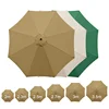 Replaceable Parasol Top Cloth Garden Patio Canopy Parasol Cover Shade Rainproof Banana Umbrella Cloth 2/2.3/2.5/2.7/3/3.5m 1