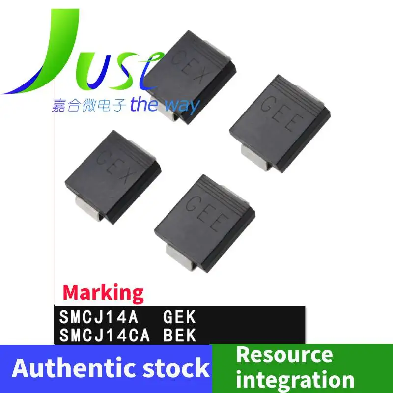 Chip mounted TVS transient suppression diode SMC DO-214AB SMCJ180A 200 220 300 400CA bidirectional/unidirectional