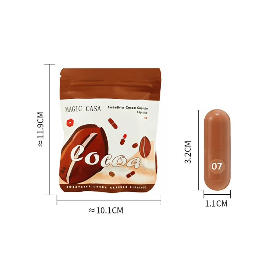 Coco Capsule Lipstick Set Matte Waterproof Lip Glaze 10 Colours_voghion.com
