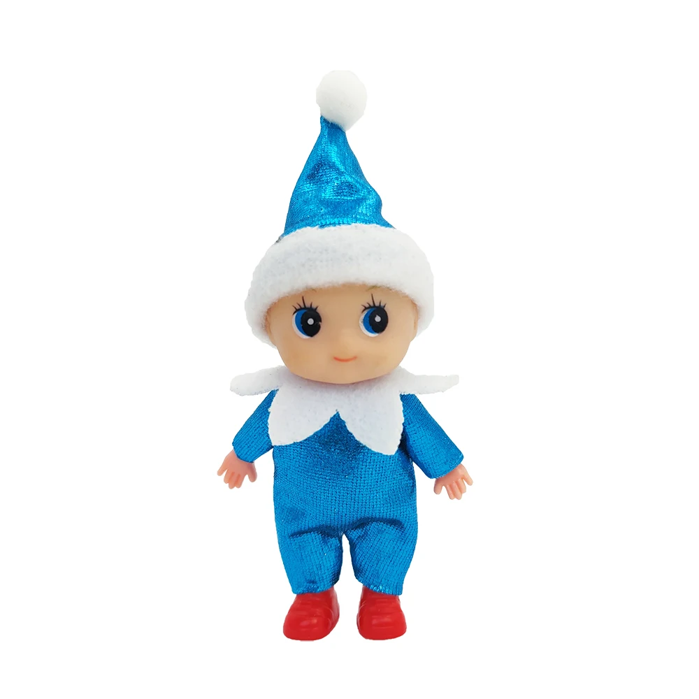 Christmas Mini Baby Elf Dolls Todder Elves Shining Kindness Craft Babies Doll Toy Decoration On The Shelf Gift For Girl Boy Kid 6