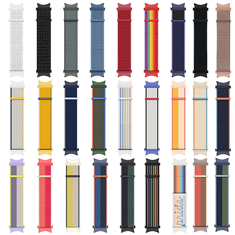 band For Samsung Galaxy Watch 6 5 44mm 40mm strap Watch 4 6 Classic 43/47mm 42/46mm No Gaps nylon loop bracelet Watch 5 pro 45mm