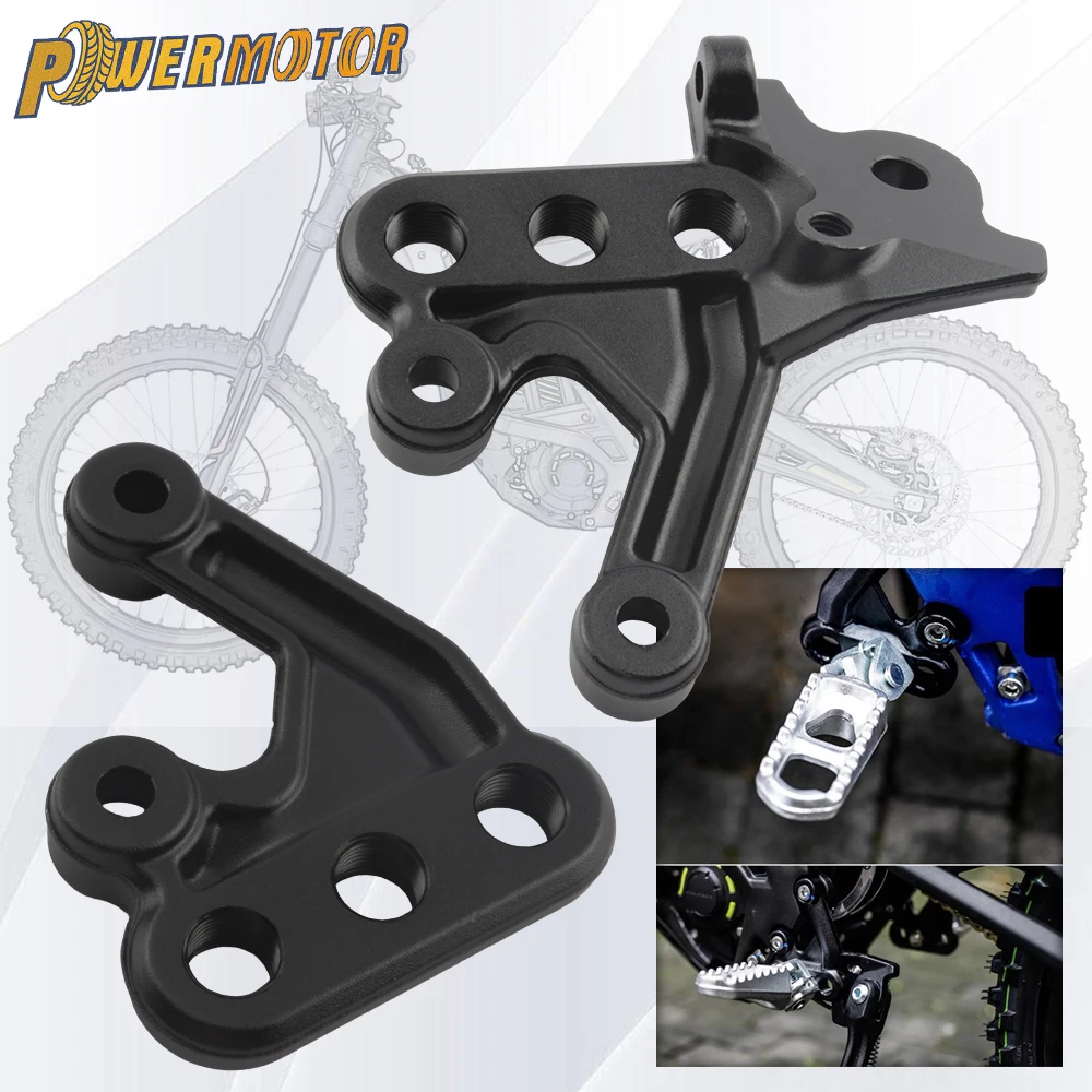 

Motorcycle Accessories Rest Pedals Footpegs Foot Pegs Bracket for Surron Light Bee S Ebike 2023 Black Dirt Bike Enduro Motocross