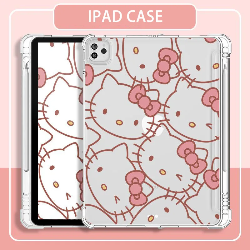 JETech Custodia per iPad (A16) 11a/10a Generazione (2025/2022) con Portapenne, Posteriore Chiaro