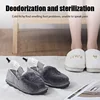 10W EU/US Plug Portable Shoe Dryer Foot Warmer Protector Boot Odor Deodorant Dehumidify Device Light Shoes Drier Heater 5