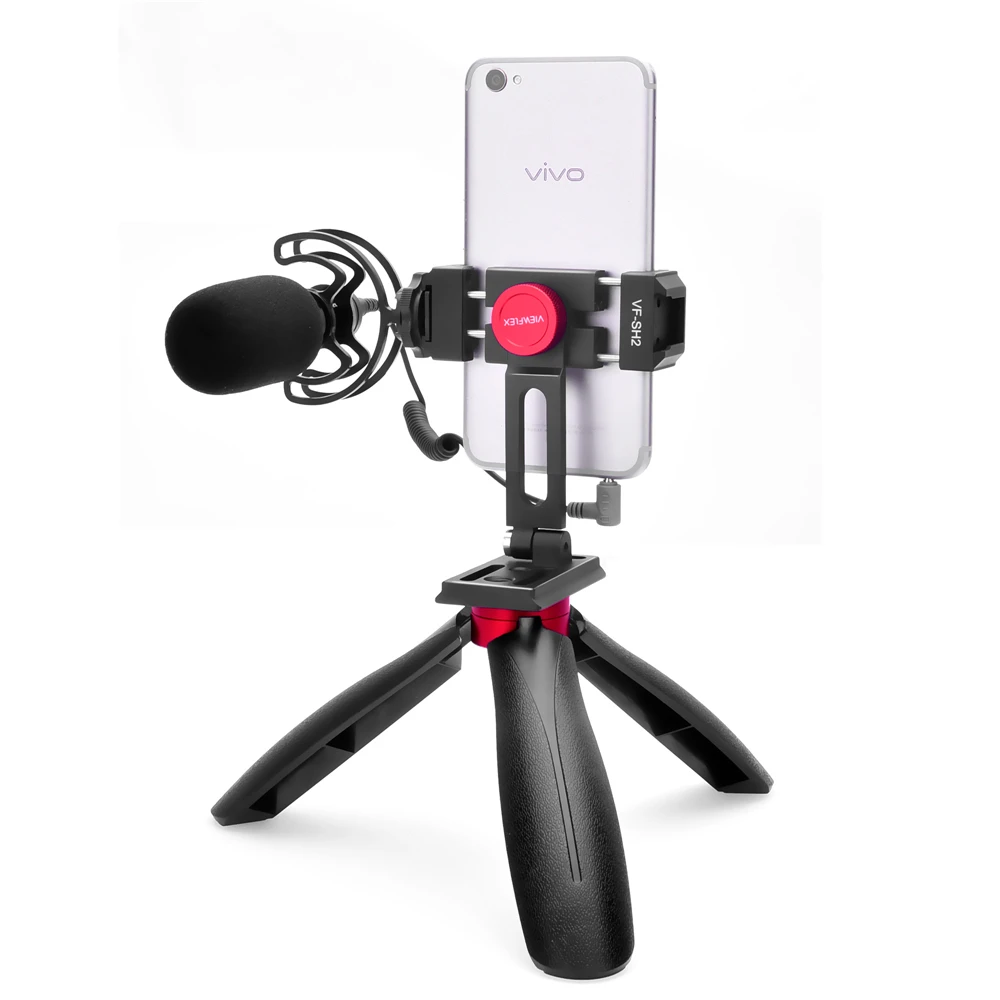 VF-K2 Smartphone Microphone Kit with Vertical & Horizontal Shooting for Tiktok Y