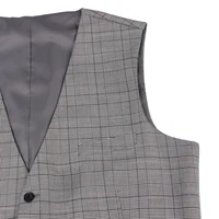 Grey Glen Check Mens Vest Men Custom Made Waistcoat Wedding Vest For Men Gilet Homme Gilet Sans Manche Homme Gilet Costume Homme 1