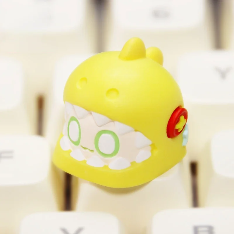 

Resin Keycaps Mda Height Cute Dinosaur Personalized Key Cap ESC Custom Cute Artisan Keyboard Cap for Mechanical Keyboard