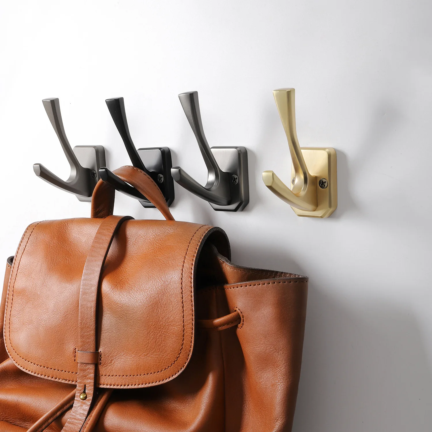 Simple Clothes Hook European Style Black Gray Wall Hanging Porch Living Room Wardrobe Fitting Room Hat Hook Home Decoration