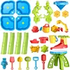 TEMI 4-in-1 Sand Water Table For 3-5-Year-Old Toddlers. 32PCS. Sensory Play. Outdoor Toys For Boys And Girls 6