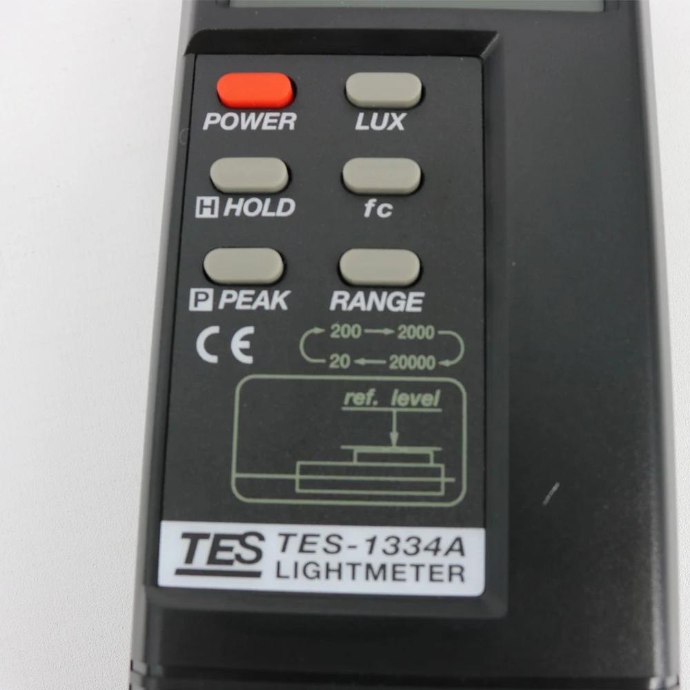 TES-1334A Digital Light Lux Meter With Data Hold function