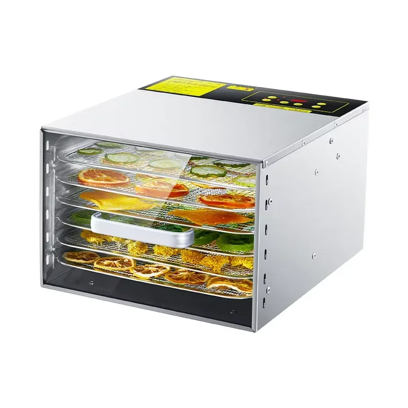 Electric Home Use Fruit Vegetable Air Fryer Pet Treats & Duck Neck Dried Meat Maker Plastic Compact Snack Dehydrator
