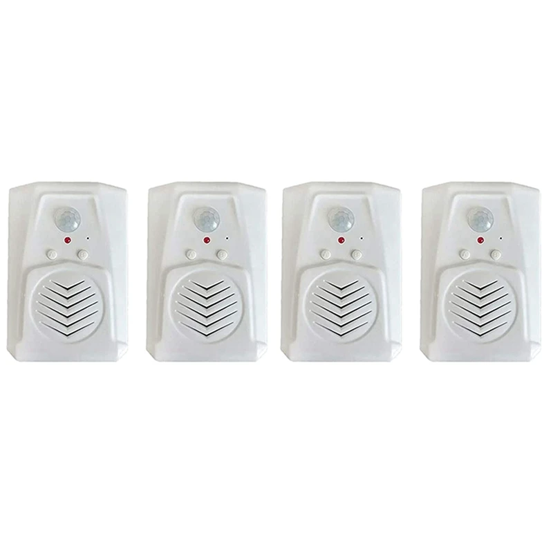 Rise4pcs Sensor Motion Door Bell Switch Infrared Doorbell Wireless Pir