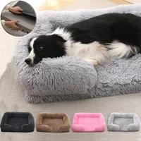 Lit carré en peluche pour animaux de compagnie, coussin épaissi, maison pour chiens et chats, canapé pour chiens Flyffy, lit de couchage pour animaux de compagnie, perfecpolymères, hiver 1