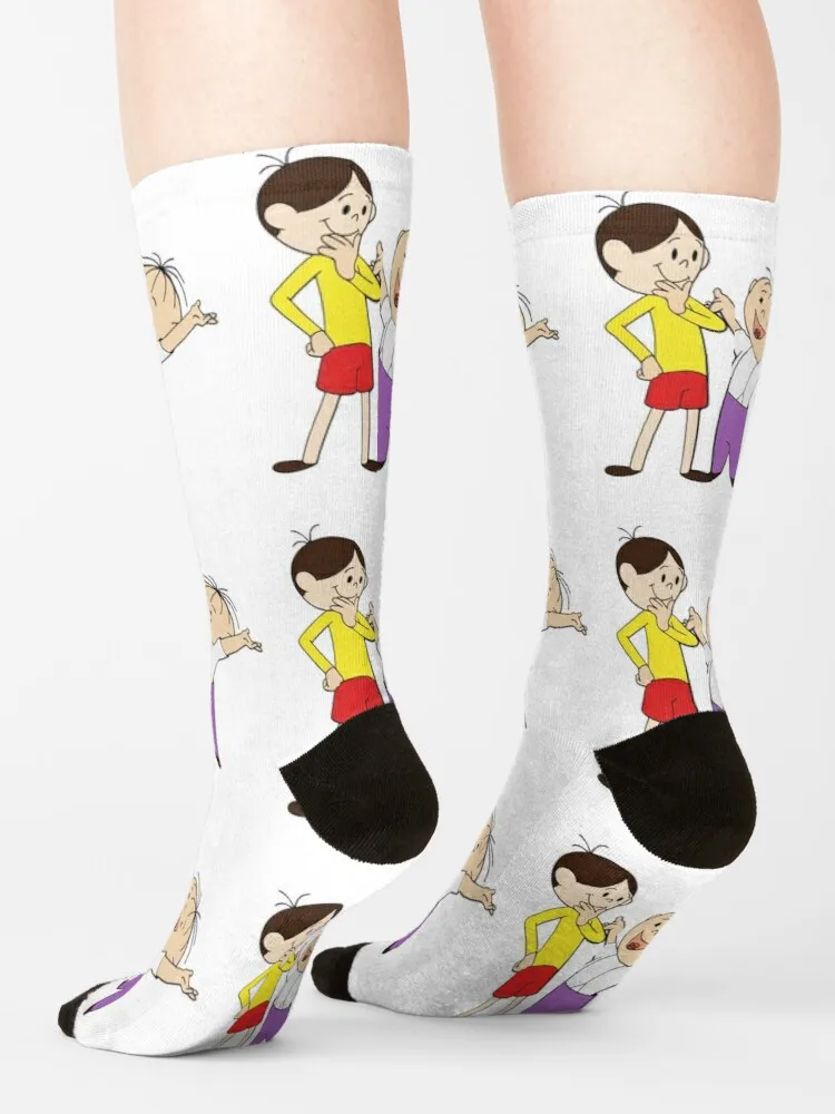 Bolek & Lolek Socks Compression Stockings For Women Funny Socks Men