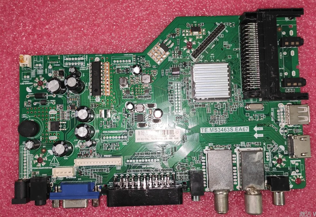 

Free shipping! TE.MS3463S.EA67 TV motherboard for hv230whb-n00 32--42v 300ma 12v 1366x768 40w