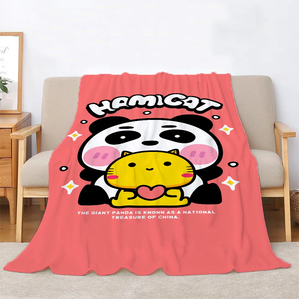 Hamicat 홈 인테리어 장식 담요, 소파 커버 담요, 비치 타올, 럭셔리 침구, 푹신한 격자 무늬 침대, 무릎 던지기, 부드러운 낮잠