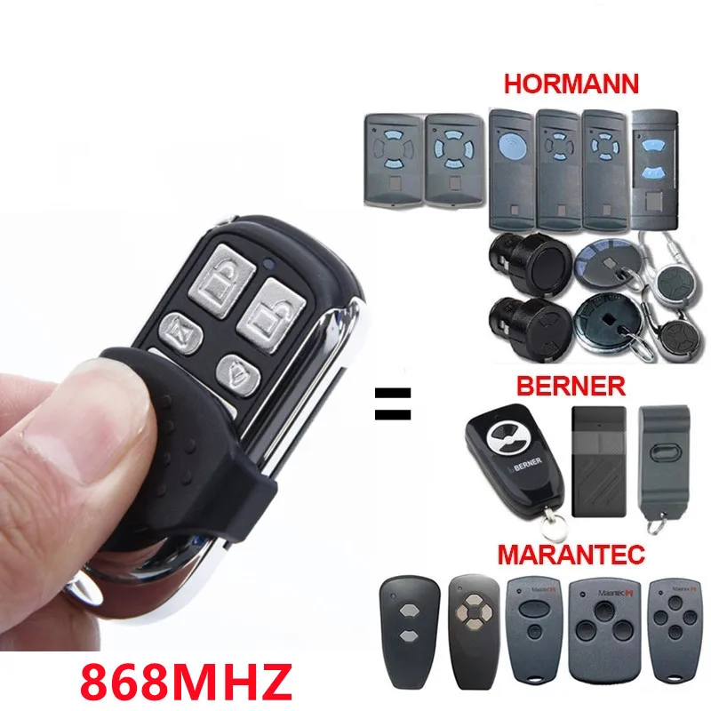 For Hormann hsm2 868mhz garage gate door remote control fixed code for 315 433 868mhz fixed