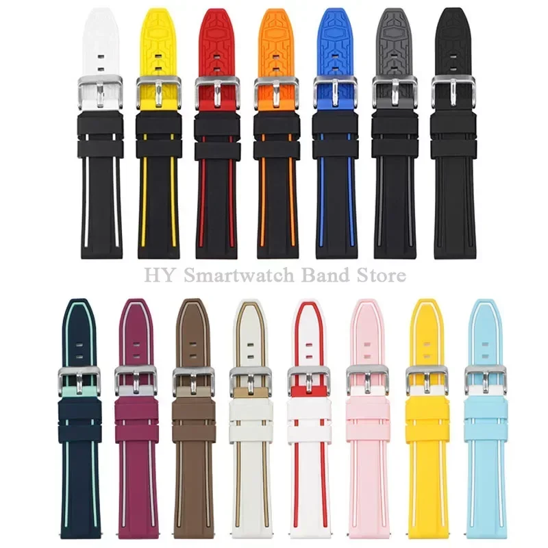 Multisize Silicone Waterproof Quick Release Watch Strap - Versatile Rubber Band