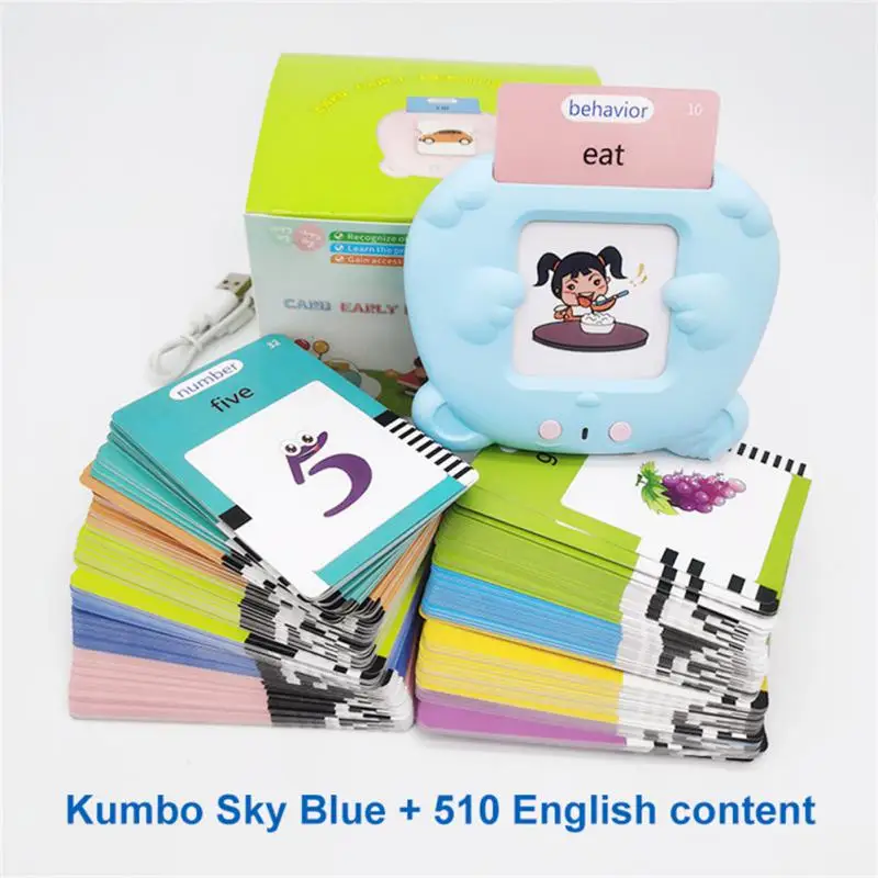 Rechargeable English Education Talking Flash Memory Card Machine Toys