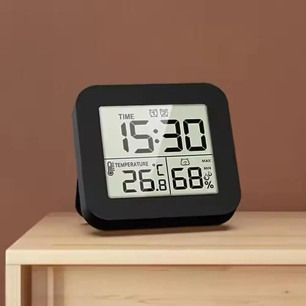 Waterproof Digital Bathroom Clock Shower Timer With Alarm Clocks For Cooking Shower Makeup Timer Function New Backlight Clocks 4
