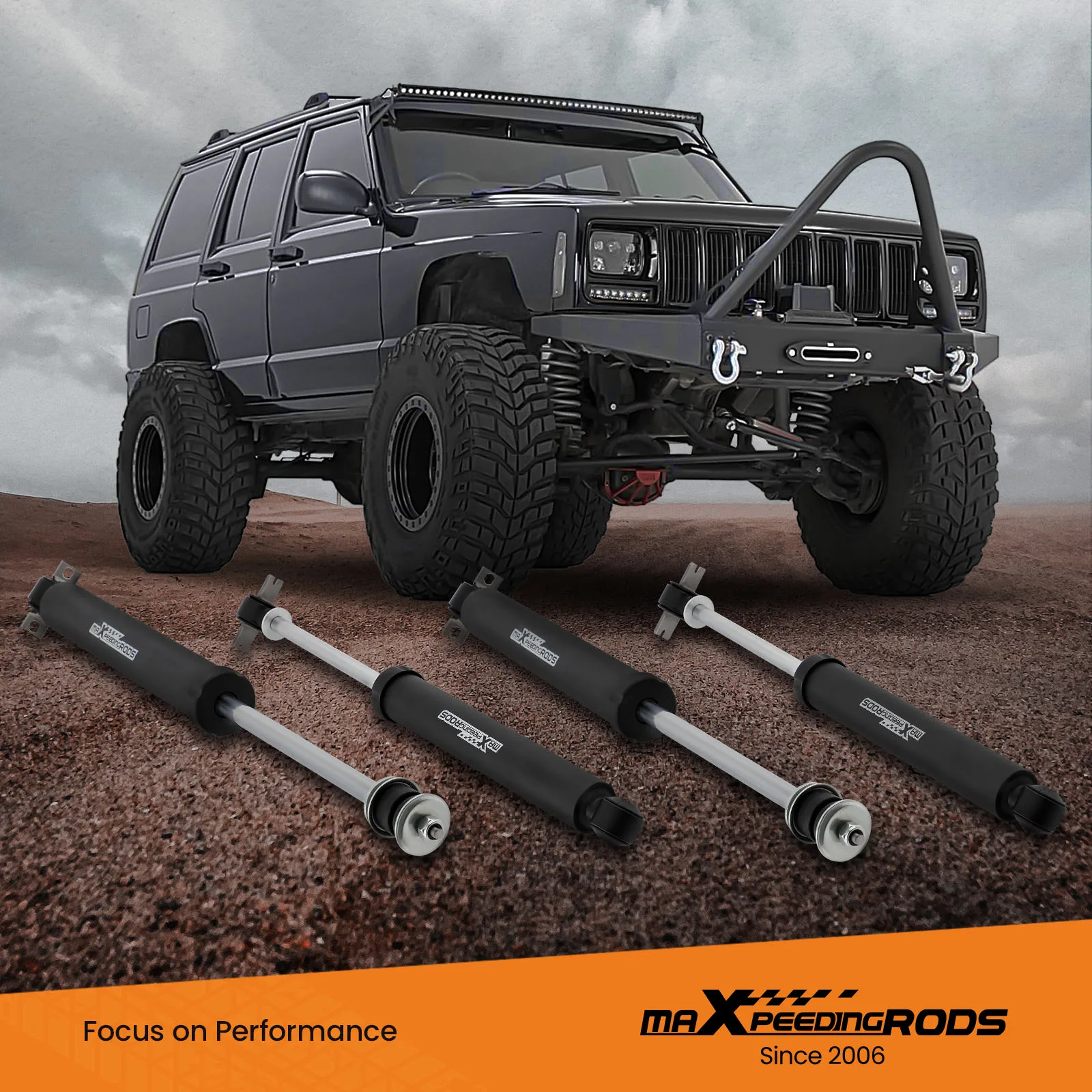 Kit Sollevamento MaXpeedingrods Per Jeep Cherokee XJ 1984-2001 - 3' Anteriore, 2' Posteriore - Foto 11