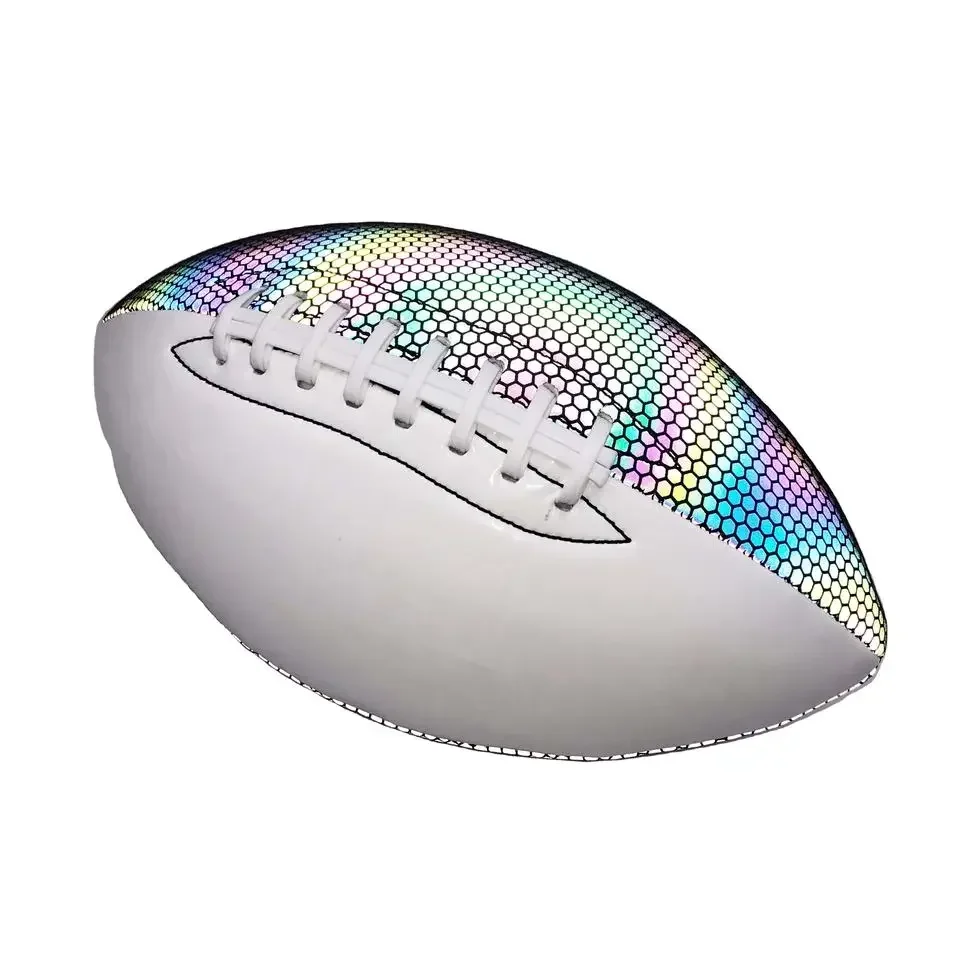 Customize Logo Composite Leather Rugby Official Size F9 Gift Game ball American Football view 2