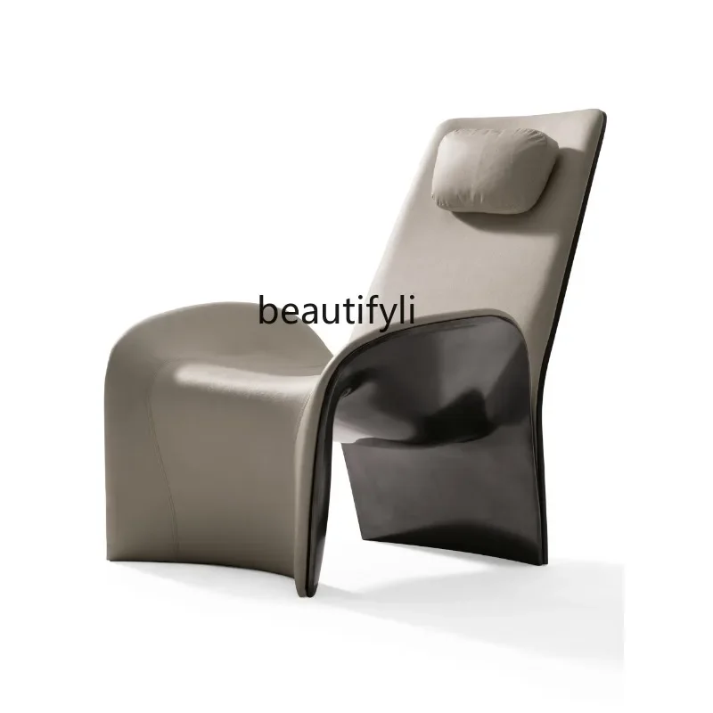 

Customized Eva Lounge Chair Designer FRP Art Model Room H-Type Leisure Armrest Single-Seat Sofa Chair living room furniture