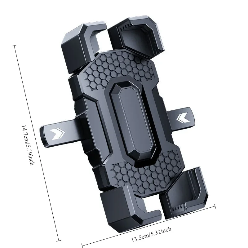 360°rotating Motorbike Mobile Phone Holder Rear View Mirror Electric Car Bicycle Mobile Phone Holder Riding Navigation Bracket