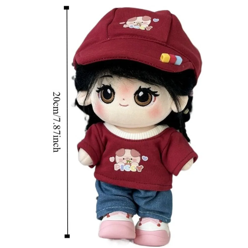 Hoodie 20cm Cotton Clothes Multi Color Dress Up Cotton Outfit Dress Mini Collection 20cm Flower Dress Cotton Accessories