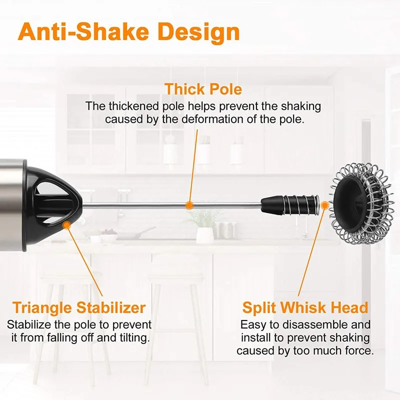 Montalatte Elettrico Automaticn Utensili Uova Montalatte Shake