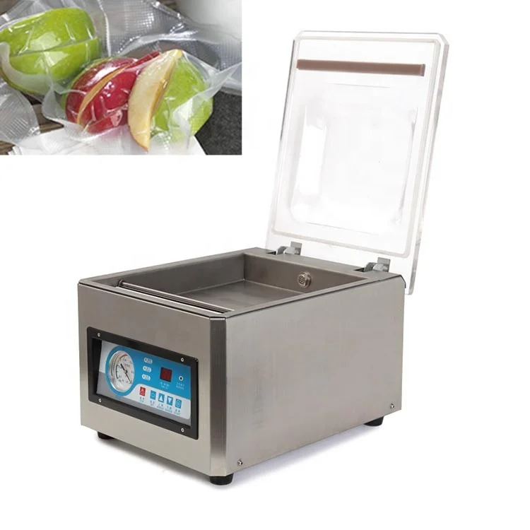

Electric Industrial Aluminum Plastic Bag Foil Vacuum Packing Machine Meat Fruit And Vegetable Vacuum Packing Machine
