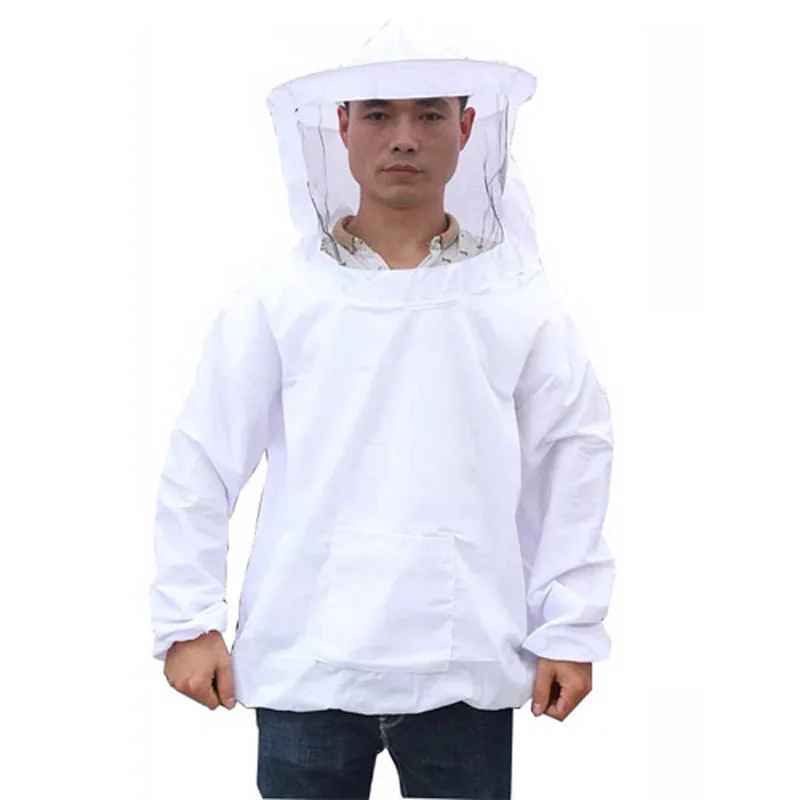 Description Picture 5 of itemProfessional Protective Clothing Beekeeping Protective Equipment Apicultura Clothes Beekeeper Costume Veil Hood Hat Anti-Bee
