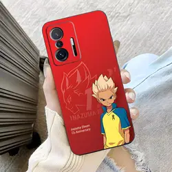 Axel Blaze Firestorm Inazuma Eleven Anime Silicone Phone Case for Poco F7 (Black1)