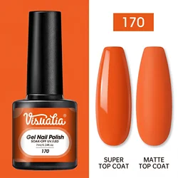 Vibrant Orange Gel Nail Polish - Long - Lasting & Easy Application (KDSD170)