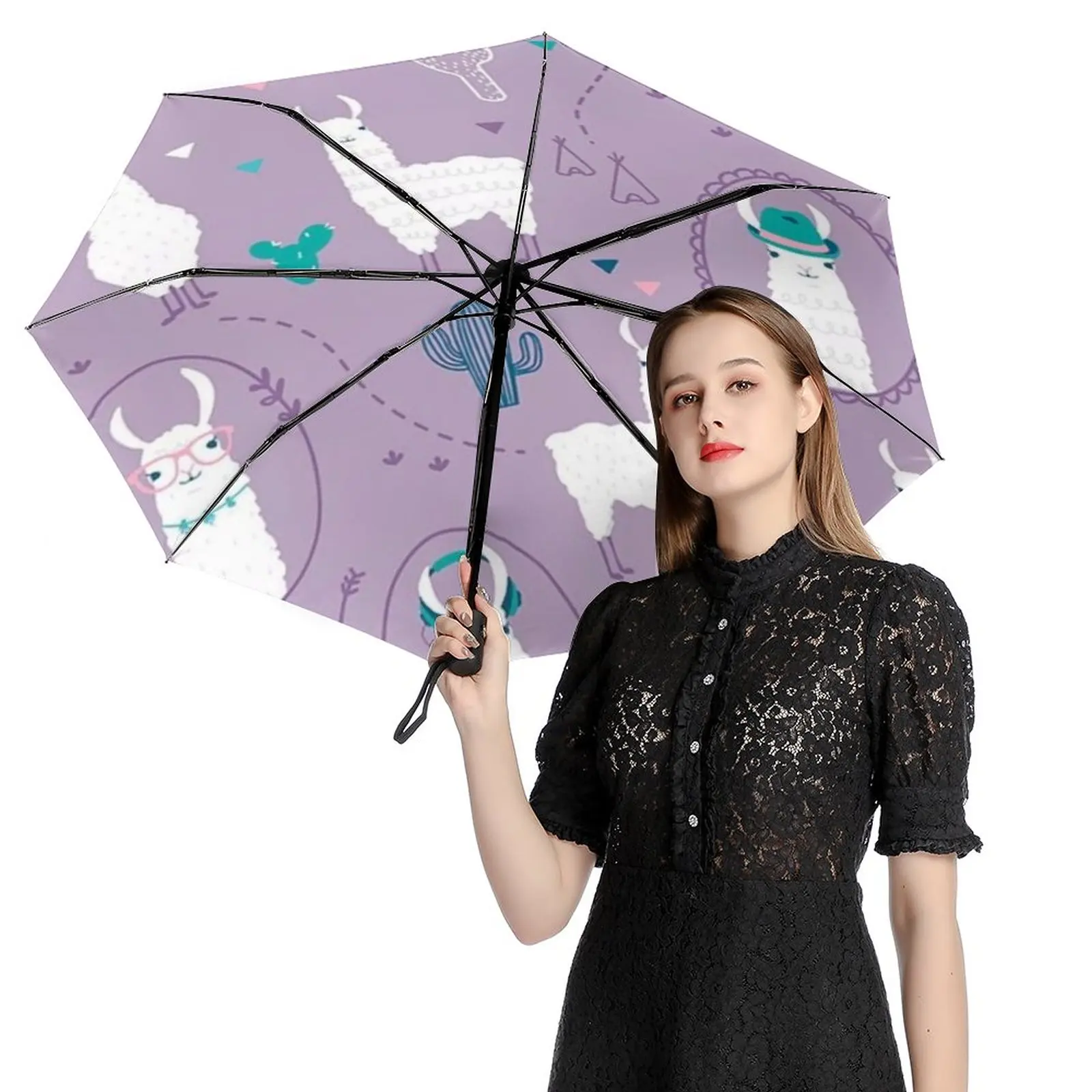 

Automatic Umbrella Rain Sun Rain Anti Uv Windproof Beach Umbrella Girl Parasol Folding Parasol Umbrellas Rain Women Portable52