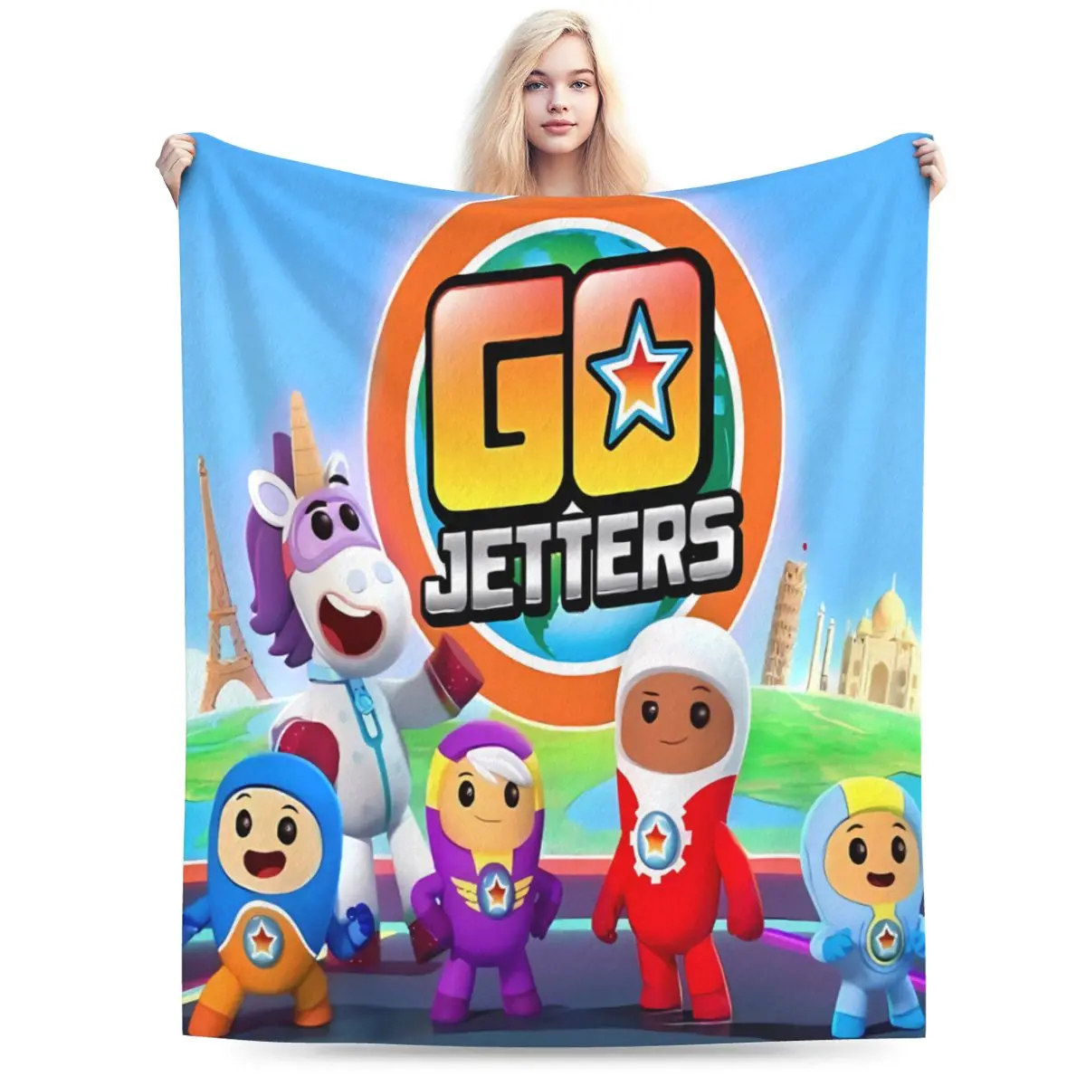 Go Jetters Progetta Una Coperta In Micro Pile Ultra Morbida