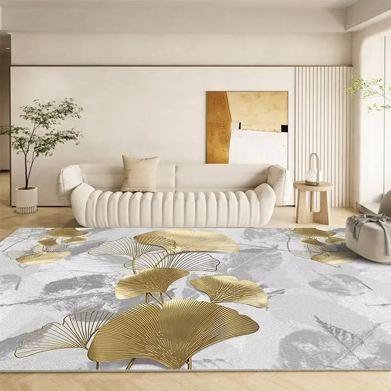 

Green Leaf Living Room Decoration Carpets Art Creativity Bedroom Rug Parlor Study Home Decor Rugs Non-slip Balcony 3D Mats ковер