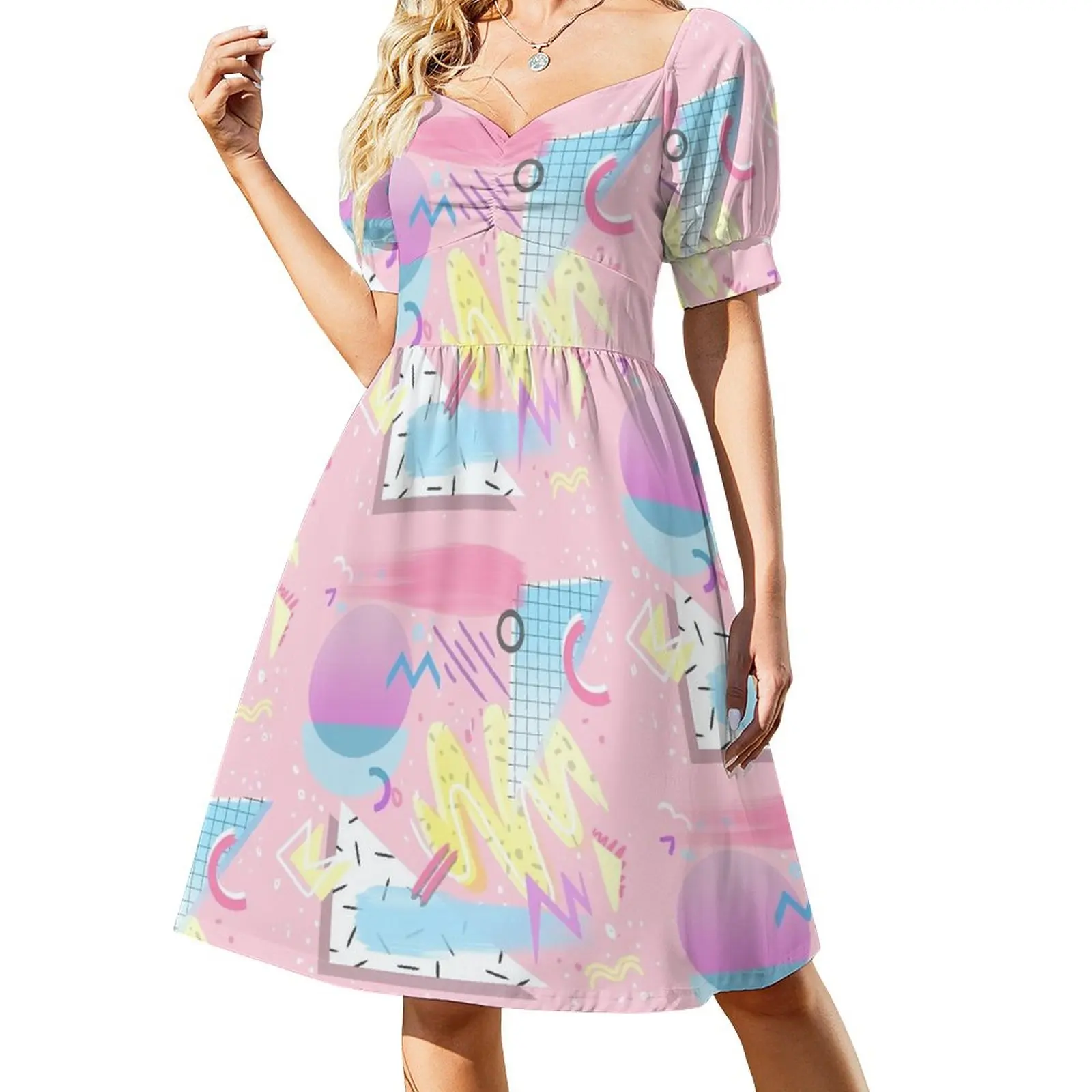 

Pastel Flashbacks Dress Women's clothing party dresses woman clothes elegant women's dresses for wedding