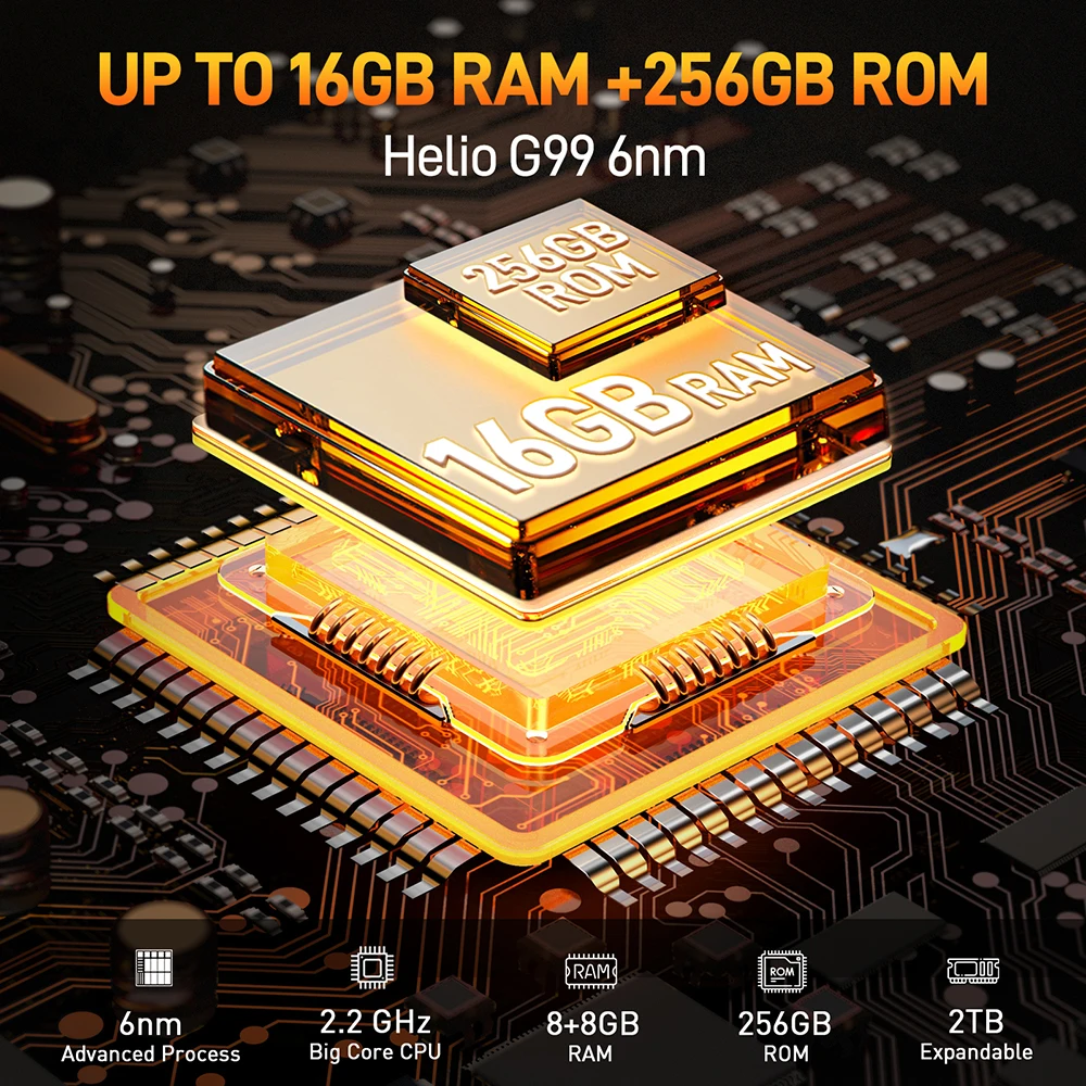 Rugged Phone  Ulefone Armor 21 16GB RAM 256GB ROM Smartphone Android 13 G99 moblie phone 64MP 9600mAh Global 2