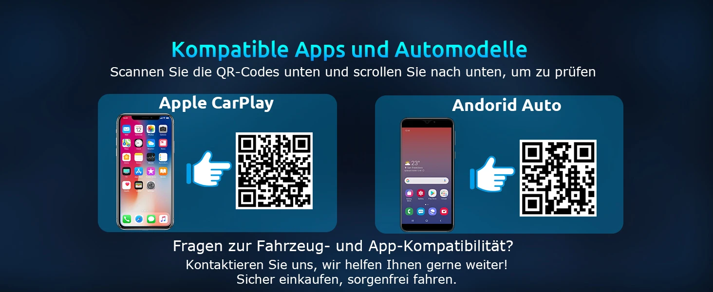 ESSGOO 9 Zoll IPS HD Touchscreen Universal Tragbar Autoradio Multimedia Player Wireless Apple Carplay Android Auto USB TF AUX Bluetooth Mirror Link KI-Sprachsteuerung Google Assistant FM – Detail 16