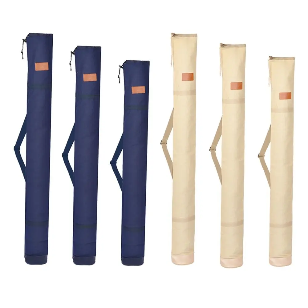 Folding Portable Fishing Tackle Storage Bag Large Capacity Canvas Fishing Tackle Backpack Multifunctional Umbrella Bag Rod Bag